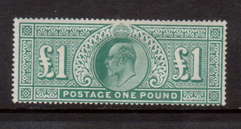 Great Britain #142 Mint Fine Full Original Gum Hinged - Some Creases On Back