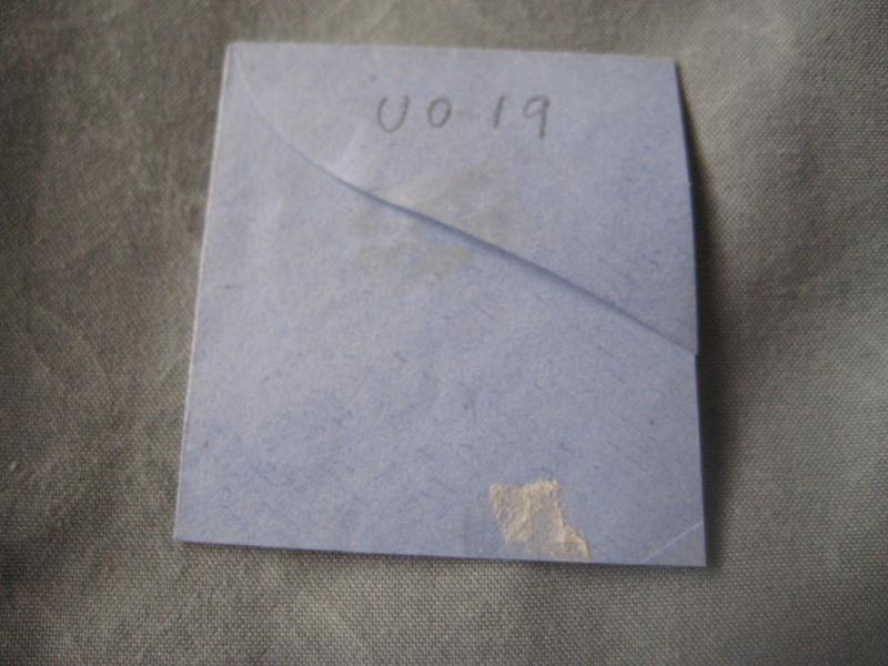 U.S.War Dept. Cut Square,UO 19