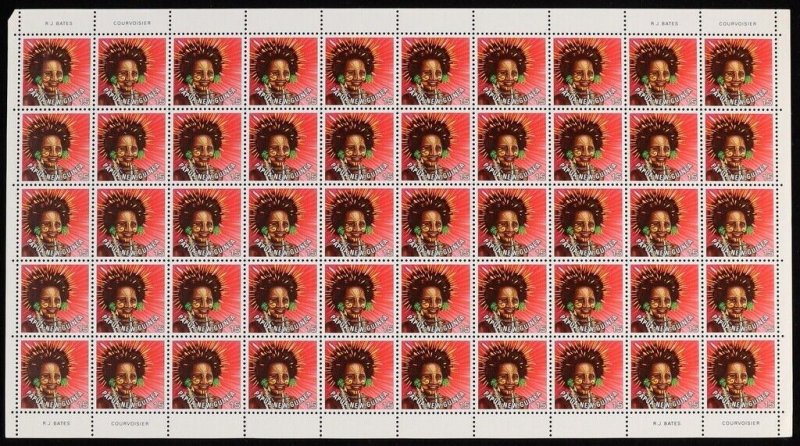 PAPUA NEW GUINEA 1977 Headdresses set full sheets. MNH **. SG 318-29 cat £150+.