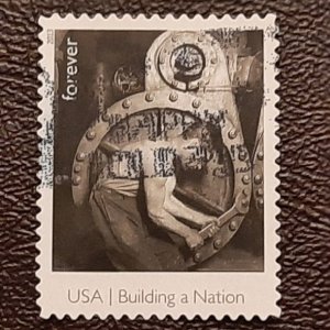 US Scott # 4801i; used (46c) Building a Nation, 2013; XF centering; off paper