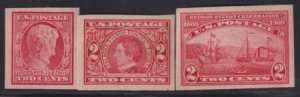 US Early Commemoratives #368 Mint NH VF - XF Fresh Imperfs! Cat Value: $106.5...