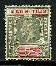 Mauritius # 152, Mint Hinge