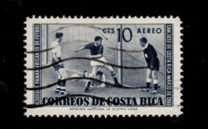 Costa Rica Scott C283 used  soccer stamp