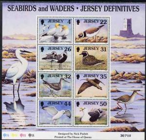 Jersey 1997-99 Seabirds & Waders perf m/sheet #3 cont...