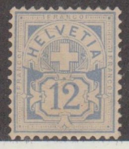 Switzerland Scott #80 Stamp - Mint Single