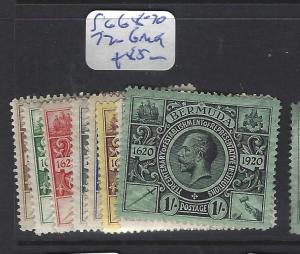 BERMUDA (P0404B)  KGV  TERENT SG 68-70, 72-6  MOG