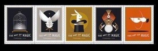 5301-5305 The Art Of Magic Strip Of 5 Mint/nh (Free Shipping) 