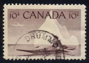 Canada #351 Eskimo and Kayak, used (0.25)