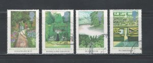 Great Britain 1983 English Gardens Scott # 1027 - 1030 Used