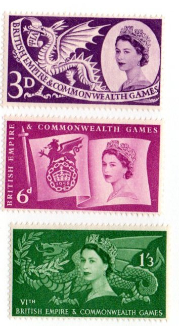 GREAT BRITIAN 338-340 MH SCV $3.45 BIN $1.15 DRAGONS