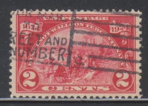 United States,  2c Fort Orange (SC# 615) Used