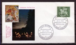 Germany, Scott cat. 823. St George-Scouting issue. First day cover. ^