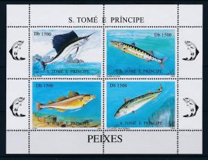 [27119] Sao Tome & Principe 1996 Marine Life Fish MNH Sheet