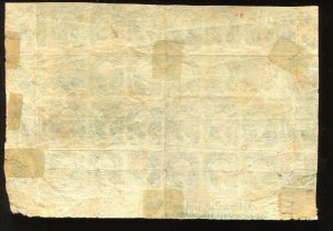 Confederate States 13 Archer & Daly Imprint Block of 32 Stamps