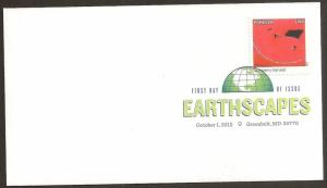 US 4710j Earthscapes Cranberry harvest DCP FDC 2012