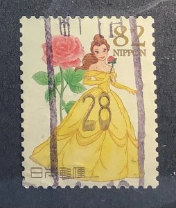 Japan 2015 Scott 3960i used - 82y, Disney Princess, Belle