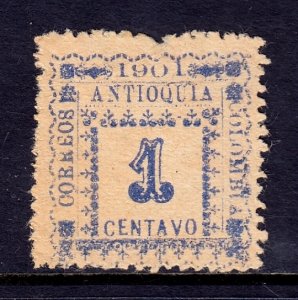 Colombia (Antioquia) - Scott #130B - MNG - Perf fault at top - SCV $4.50