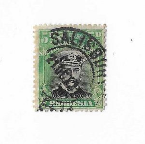 Rhodesia Sc #126 5p used VF