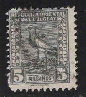 Uruguay Scott 309 Used Lapwing Bird Imprenta National