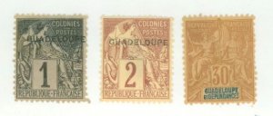 Guadeloupe #14-15/39  Multiple