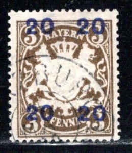 German States Bavaria Scott # 237, used