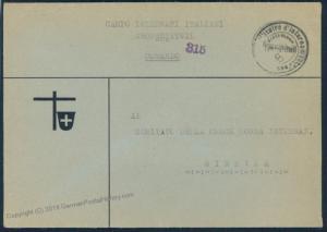 Switzerland WWII Internee Camp Grossdetweil Commando Feldpost Cover 53873