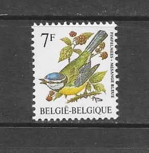 BIRDS - BELGIUM #1226 BLUE TIT MNH