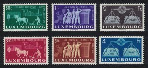 Luxembourg Horse To Promote United Europe 6v 1951 MNH SG#543-548 MI#478-483