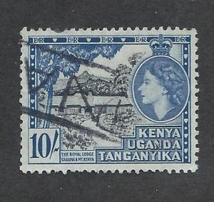 KENYA, UGANDA, & TANZANIA SC# 116 VF U 1954