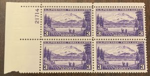 US 800 Plate Block mint/never hinged