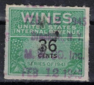 USA - Revenues - Wines - Scott RE135 w/ Punch Cancel