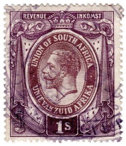 (I.B) South Africa Revenue : Duty Stamp 1/-