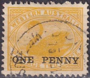 Western Australia #103  F-VF Used CV $2.50  (A18777)