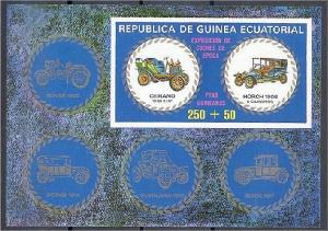EQ GUINEA, AUTOMOBILES / OLDTIMERS NH SHEETLET	