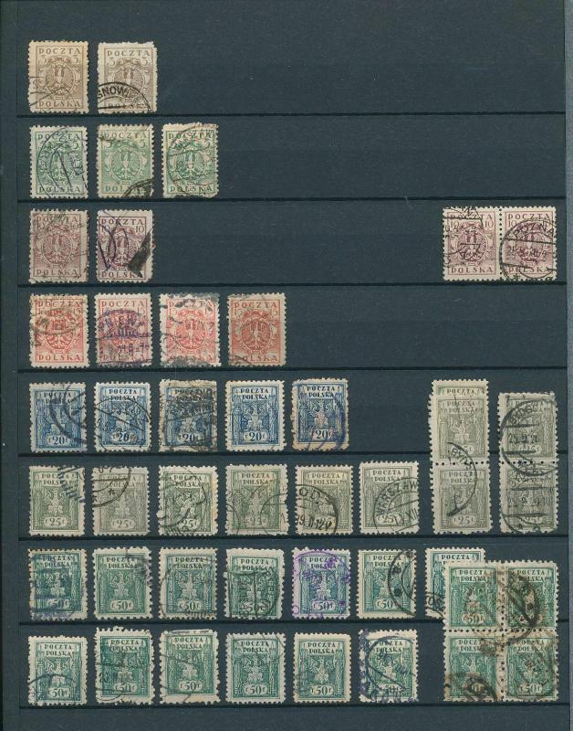 POLAND Early Used Accumulation(Appx 180 Stamps) Ac1267