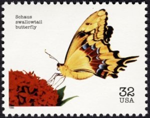 3105f Endangered Species: Swallowtail Butterfly MNH single