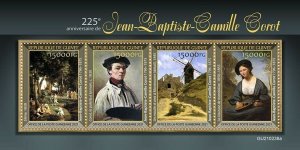 2021/04 - GUINEA - J.B. CAMILLE COROT       4V  complet set    MNH ** T