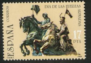 SPAIN Scott 2371 Armed Forces Day stamp 1984