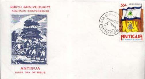 Antigua, First Day Cover, Americana