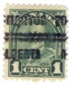 CANADA PRECANCEL   EDMONTON   1-163b 