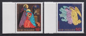 New Zealand, Scott 836, 838 var (SG 1378 Footnote), Cristmas Error, MNH