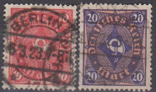 Germany #181-2 F-VF Used CV $4.00 (A6940)