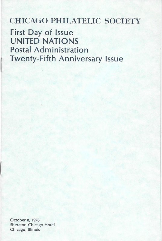 United Nations Show First Day Folders 4 Different