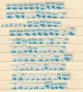 Romania Posthorn 100 pcs 1991 MNH SG#5335