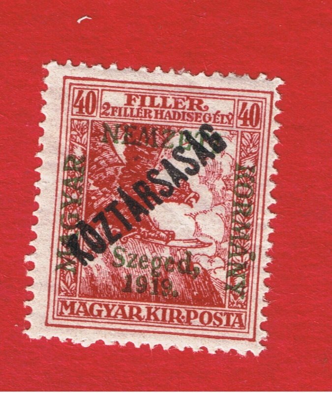 Hungary #11NB4  MVFLH OG  Semi-Postal Overprint  Free S/H 