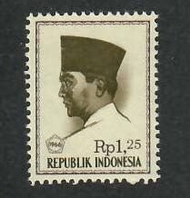 Indonesia;  Scott 681; 1966; Unused; NH