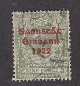 Ireland # 53, Overprinted Stamp, Used, 1/3 Cat.