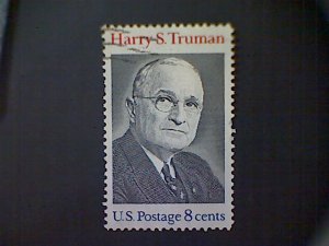 Stamp, United States, Scott #1499, used (o), 1973, Harry S. Truman, 8¢