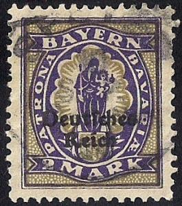 Bavaria #267 1 1/2M Madonna used EGRADED XF-SUPERB 97 XXF