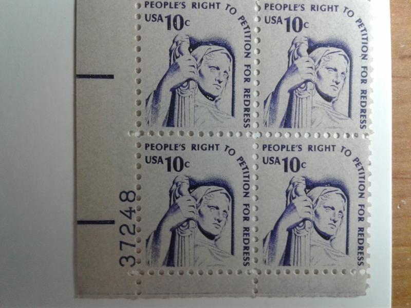 SCOTT # 1592 PLATE BLOCK MINT NEVER HINGED GEM QUALITY